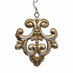 5.5 Inch Metal Ornament Filigree - Fleur