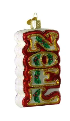 Old World Christmas Noel Glass Ornament 13 Old World Christmas Noel Glass Ornament -Country Christmas Loft Shop avcusjpnaoniyosjobxi