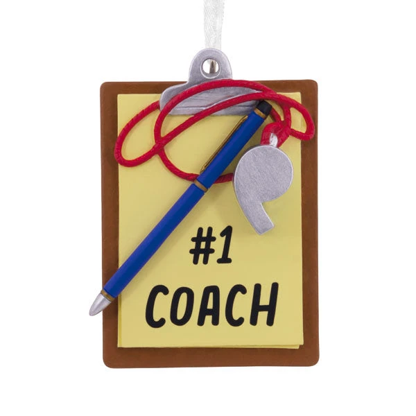 Hallmark Coaches Clipboard - Ornament 1 Hallmark Coaches Clipboard - Ornament