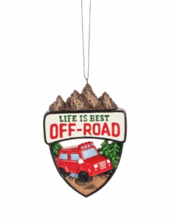 Off-Road Ornament - Life Is Best Off-Road