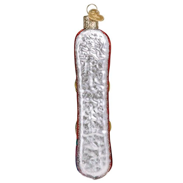 Snowboard Glass Ornament 2 Snowboard Glass Ornament - Image 2
