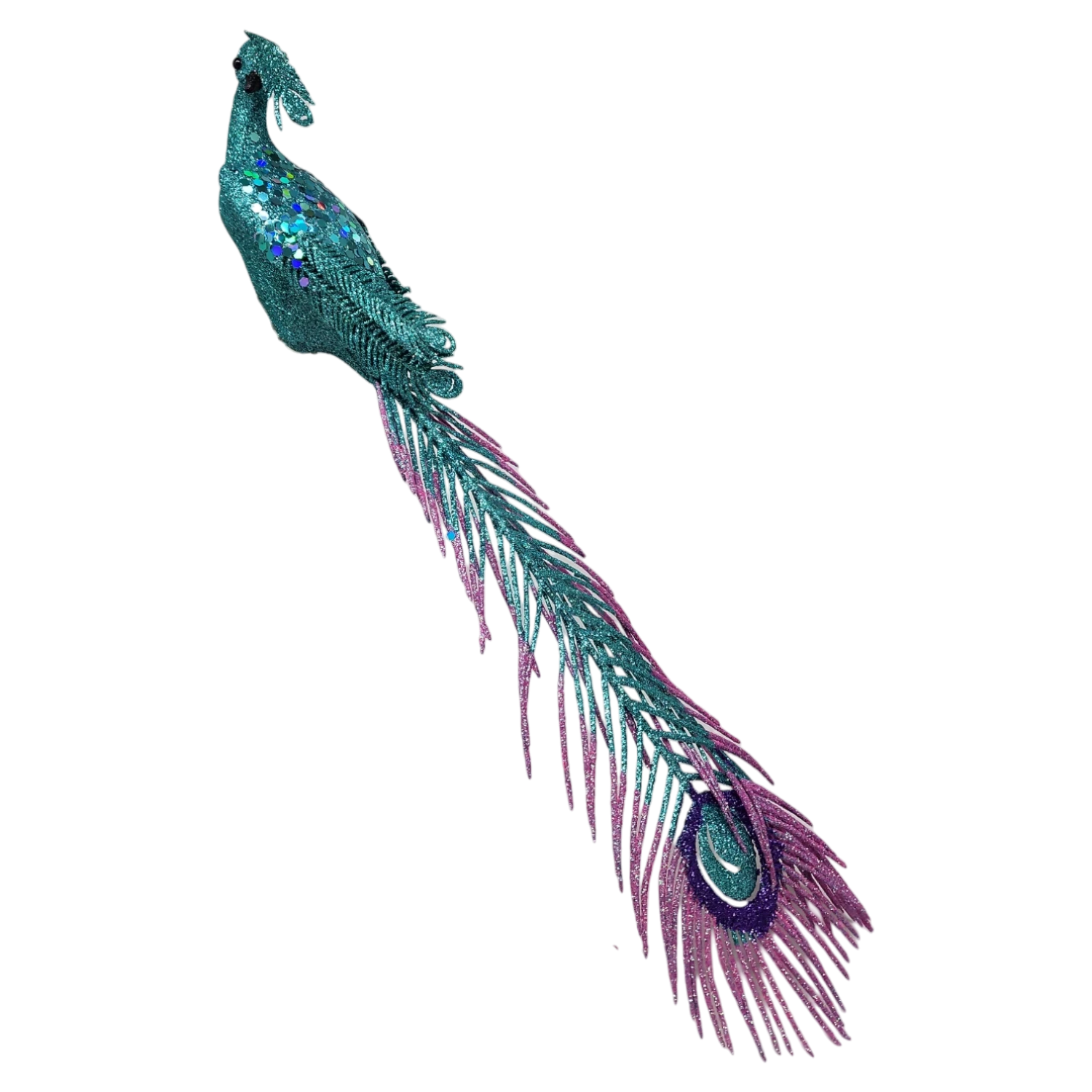 STERLING Sequin Peacock Ornament - 2 STERLING Sequin Peacock Ornament - - Image 2