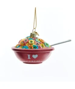 Noble Gems Glass Cereal Bowl Ornament