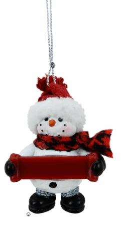 Cozy Snowman Blank Ornament - -Country Christmas Loft Shop bspkgowut3lbwhtaaylh