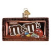 M&M Milk Chocolate Glass Ornament