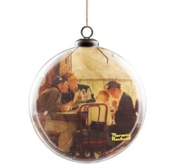 Department 56 Norman Rockwell Saturday Evening Post Saying Grace - Ornament