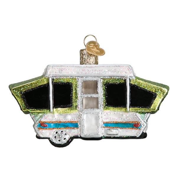 Old World Christmas Popup Tent Camper 2 Old World Christmas Popup Tent Camper - Image 2