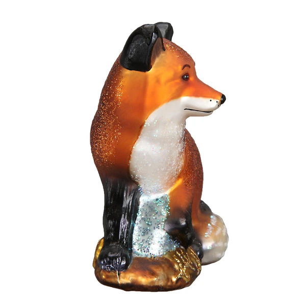Red Fox Glass Ornament 3 Red Fox Glass Ornament - Image 3