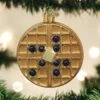 Waffle Glass Ornament