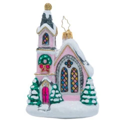Enchanting Chapel - Glass Ornament