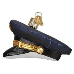 Pilots Cap Glass Ornament -Country Christmas Loft Shop cj2i51zlb2gcil1174ux