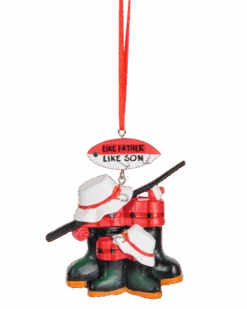Like Father Like Son Fishing Ornament