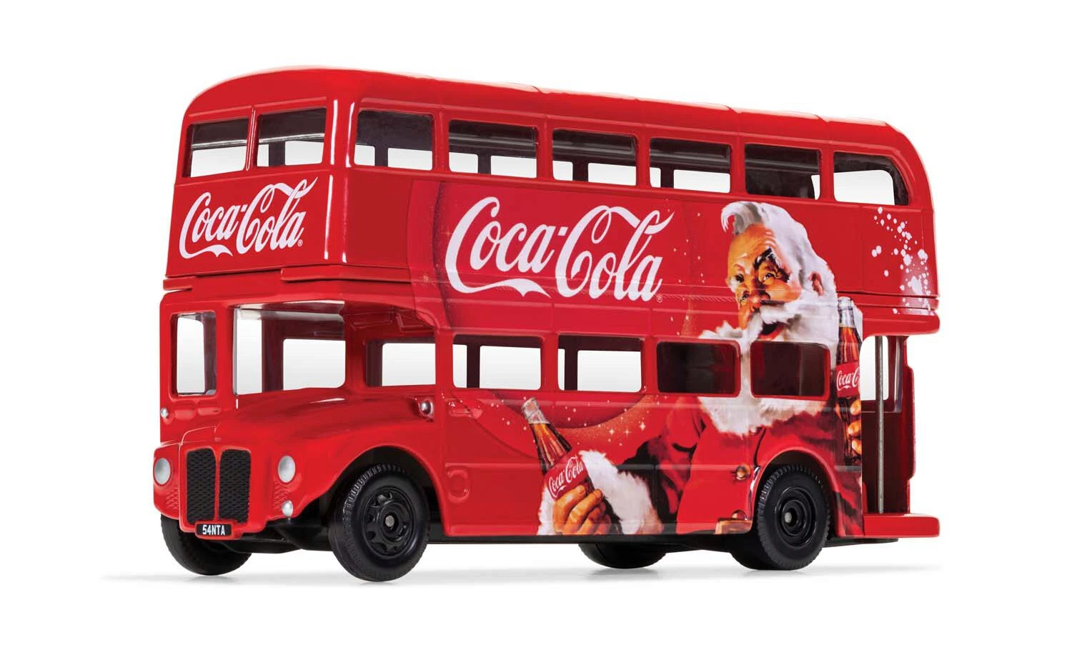 London Double Decker Bus - Coca Cola Santa 1 London Double Decker Bus - Coca Cola Santa