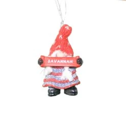 Personalized Gnome Ornament (Letters R-Z) - Savannah
