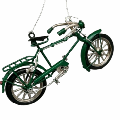 Green Bike Ornaments