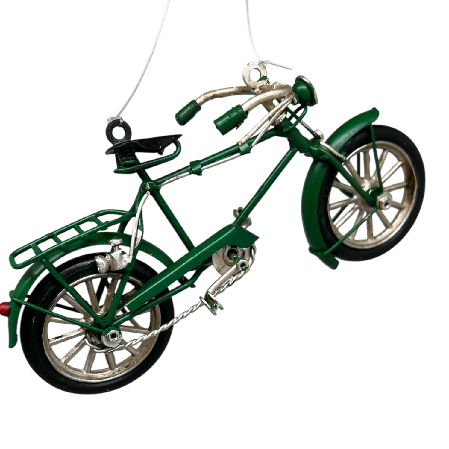 Green Bike Ornaments 1 Green Bike Ornaments