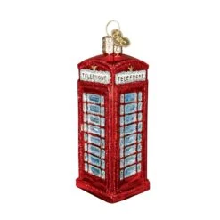Old World Christmas English Phonebooth -Country Christmas Loft Shop d7piqvwofgxvvajyzec0