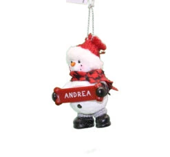 Cozy Snowman Ornament (Letters A - F) - -Country Christmas Loft Shop d8erbiv13lzxlatldws6