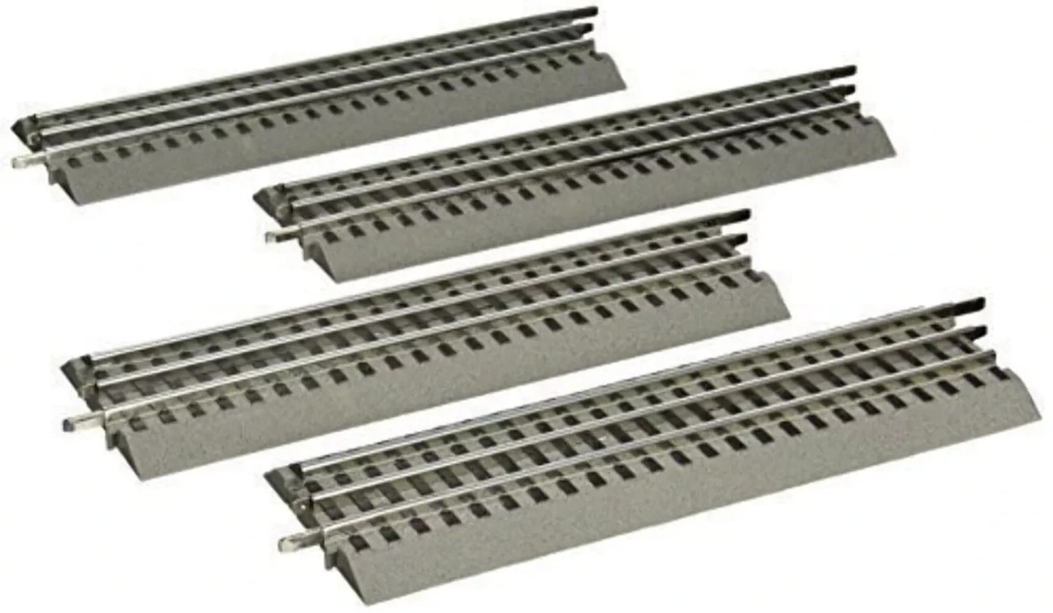 Lionel O-Gauge FasTrack 10” Straight - 4 Pack 1 Lionel O-Gauge FasTrack 10” Straight - 4 Pack