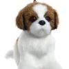 Kurt Adler Furry Dog Ornament - Brown Shih-tzu