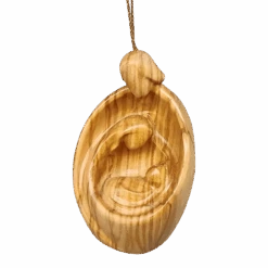 Modern Style Nativity Scene Ornament - Olive Wood - 3.5 Inch -Country Christmas Loft Shop dkzx2wvuwahbbjua7bp8