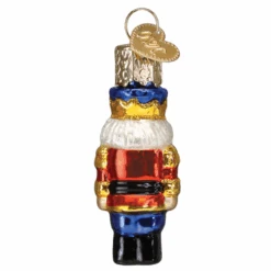 Gumdrop Mini Nutcracker Soldier Glass Ornament -Country Christmas Loft Shop dnc32fngfmi1iboqmxpw