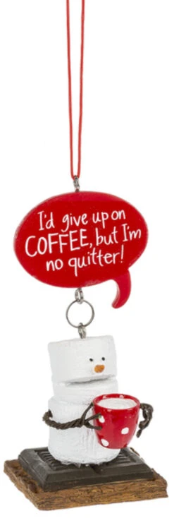 Toasted S'mores Gourmet Ornament - Coffee