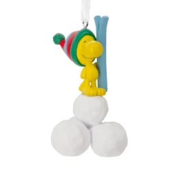 Hallmark Woodstock With Snowballs Ornament