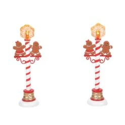 Department 56 Gingerbread Street Lights - Set Of 2 Village Accessory