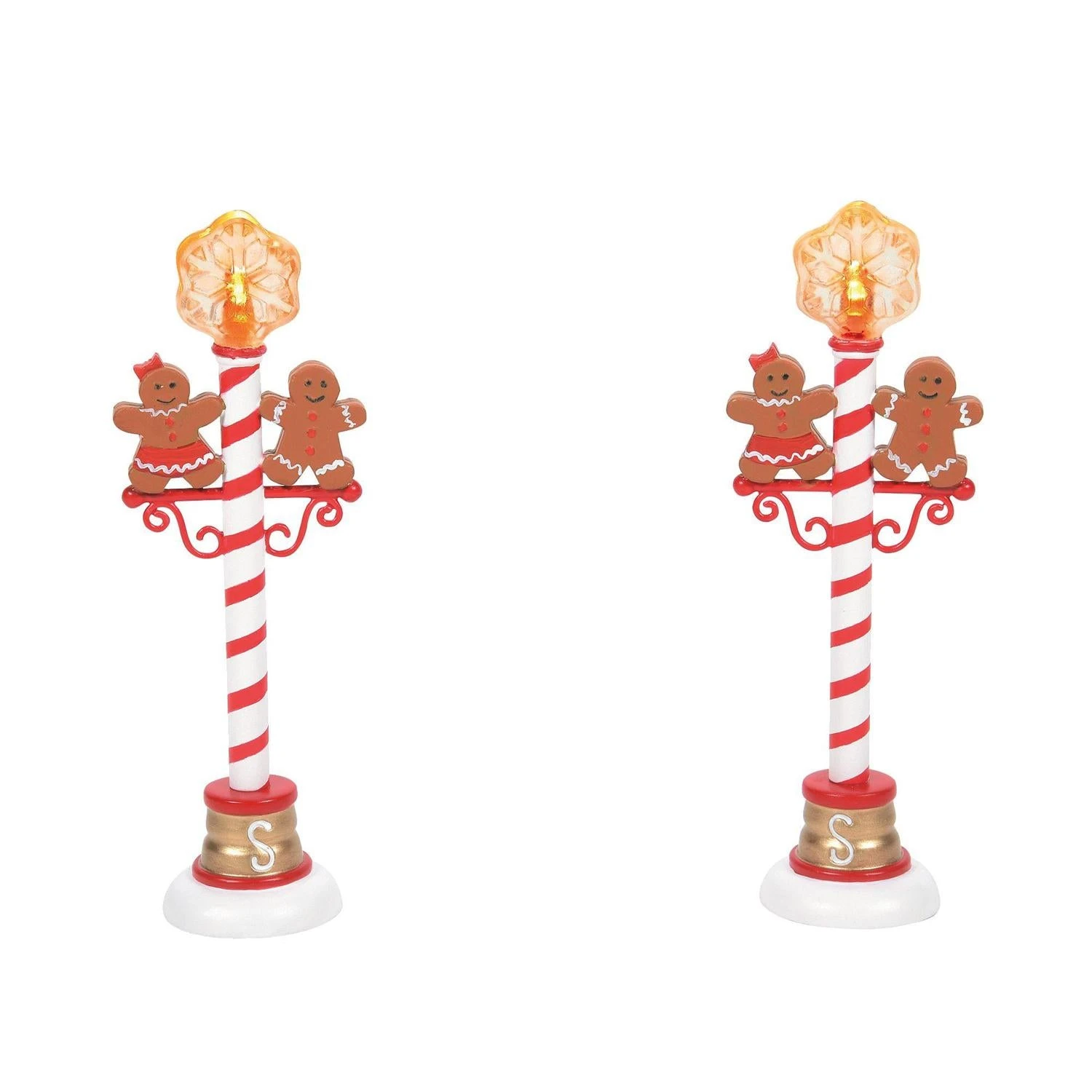 Department 56 Gingerbread Street Lights - Set Of 2 Village Accessory 1 Department 56 Gingerbread Street Lights - Set Of 2 Village Accessory