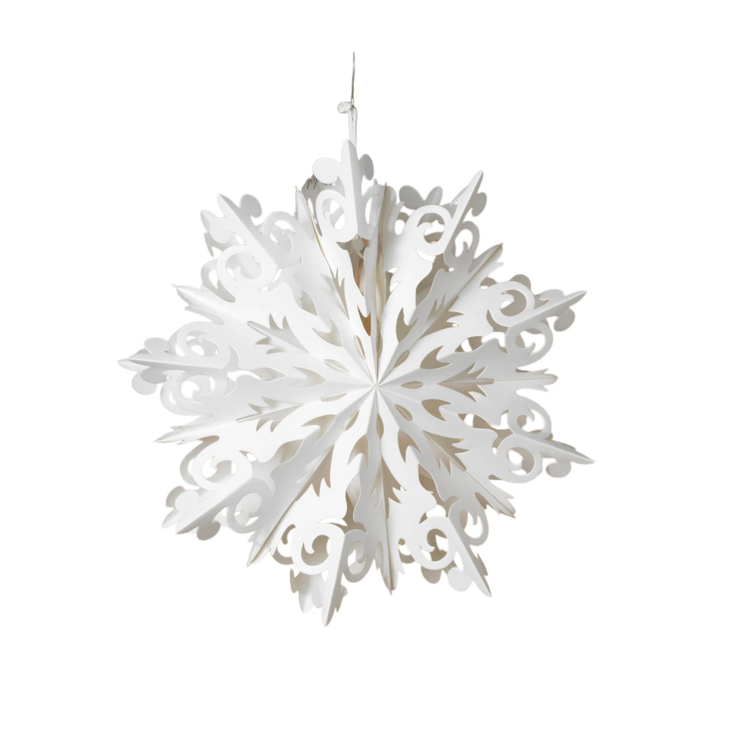 Paper Snowflake Ornament - 12 Inch 1 Paper Snowflake Ornament - 12 Inch
