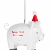 Piggy Bank Ornament - Baby's First Christmas