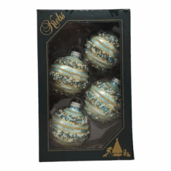 Krebs Value Glass Ball 4 Pack - Gilded Jewel