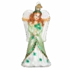 Irish Angel Glass Blown Ornament