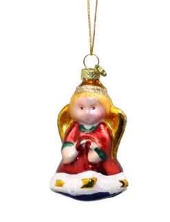 Kurt Adler 3 Inch Boxed Glass Ornament - Angel