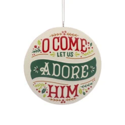 Hallmark O Come Let Us Adore Him Ornament -Country Christmas Loft Shop em0hl7qvktjljugtzkdl