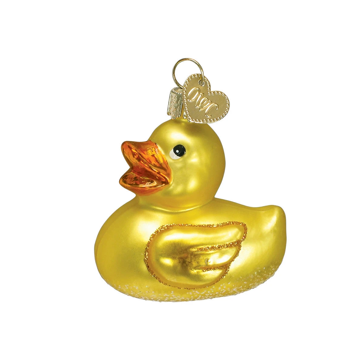 Rubber Ducky Glass Ornament 1 Rubber Ducky Glass Ornament