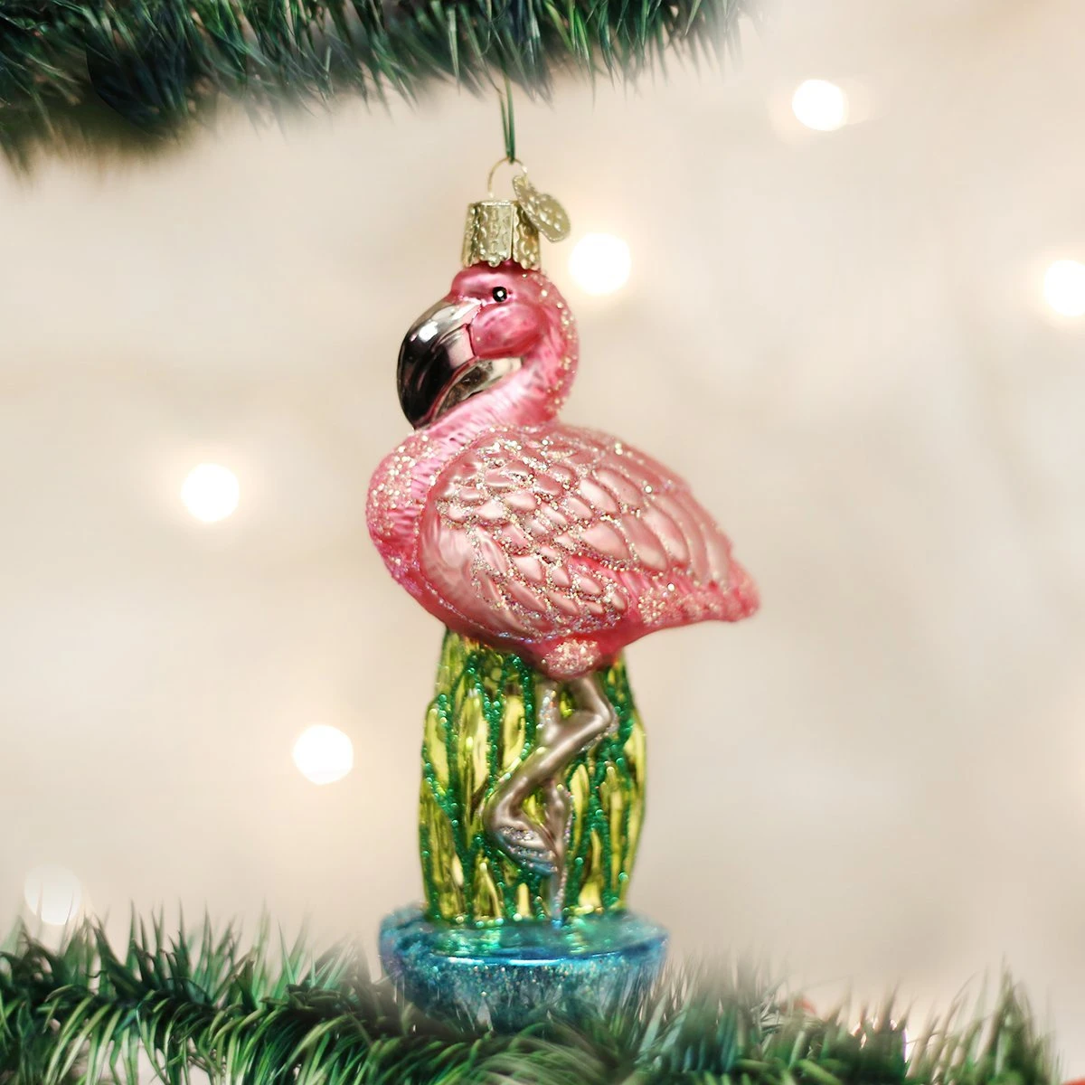 Old World Christmas Flamingo 3 Old World Christmas Flamingo - Image 3