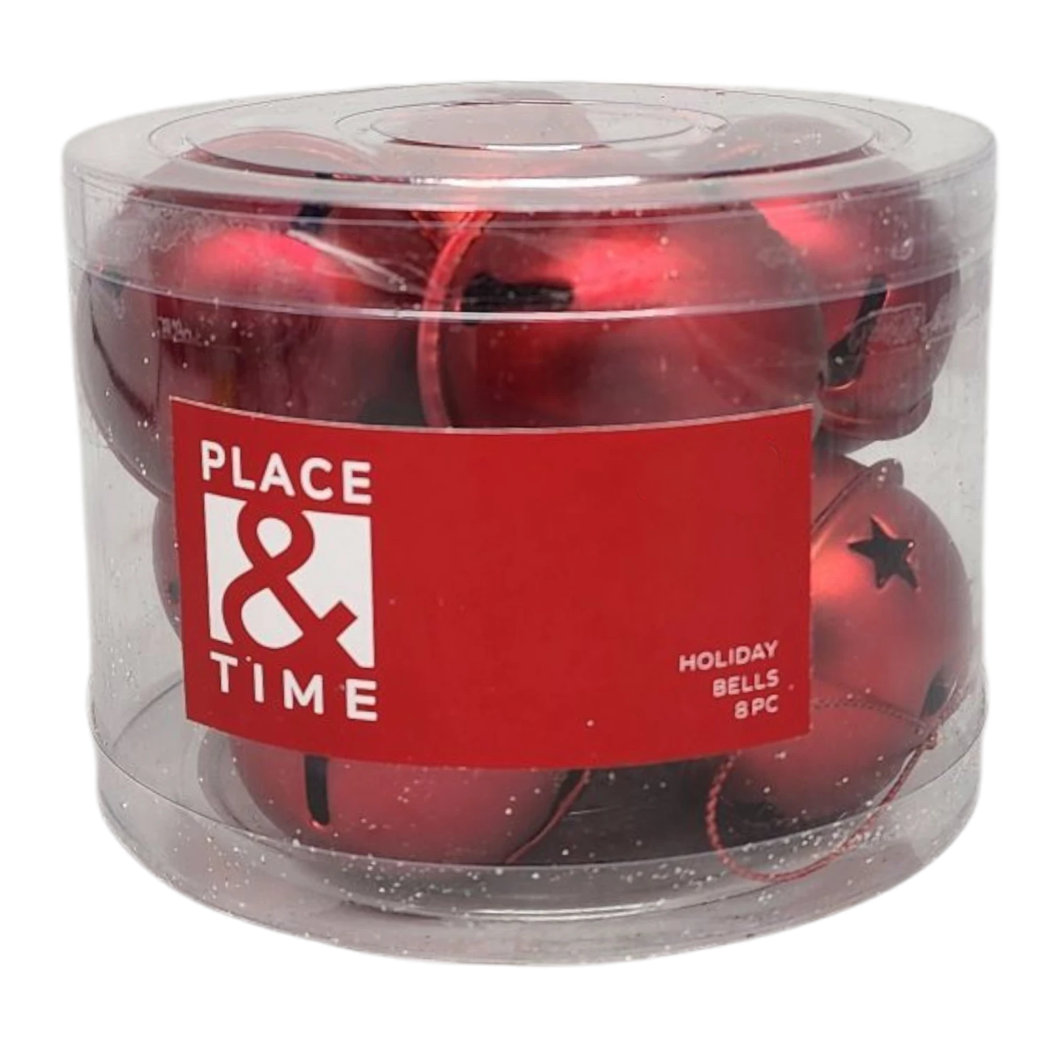 Jingle Bells (8 Pack) - 50mm - Matt Red 1 Jingle Bells (8 Pack) - 50mm - Matt Red
