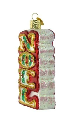 Old World Christmas Noel Glass Ornament 12 Old World Christmas Noel Glass Ornament -Country Christmas Loft Shop eyu635n0ylhadllbh51s