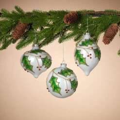 7 Inch Glass Holly Ornament - Onion 11 7 Inch Glass Holly Ornament - Onion -Country Christmas Loft Shop f6e5ry2cj8ujjbi1mtfy