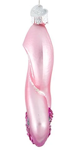 Old World Christmas Pink Ribbon With Roses 5 Old World Christmas Pink Ribbon With Roses - Image 5