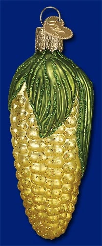 Ear Of Corn Glass Ornament 8 Ear Of Corn Glass Ornament - Image 8
