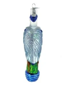 Great Blue Heron Glass Ornament -Country Christmas Loft Shop fdzacof5wocddpbftk5y