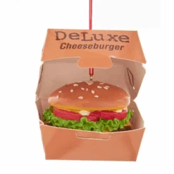 Kurt Adler Deluxe Cheeseburger Ornament