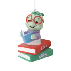 Hallmark Book Worm Ornament
