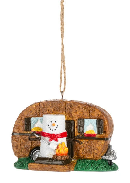 S'mores Camper Ornament - Airstream 1 S'mores Camper Ornament - Airstream