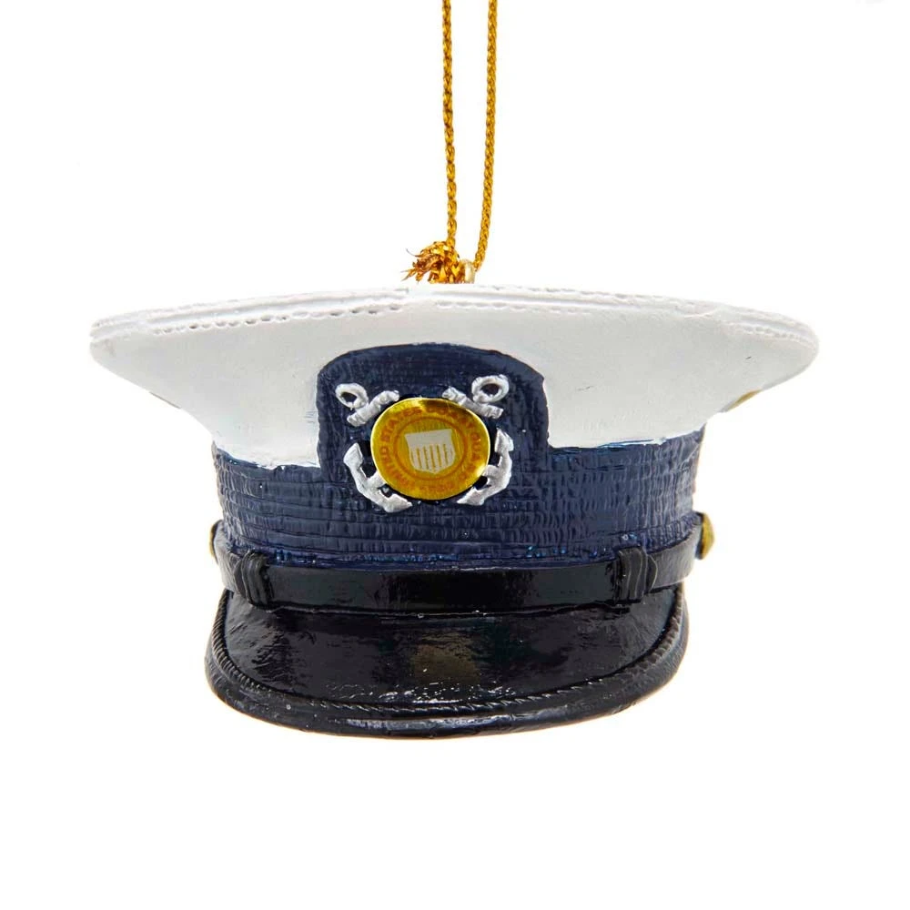 Kurt Adler U.S. Coast Guard Uniform Hat Ornament 2 Kurt Adler U.S. Coast Guard Uniform Hat Ornament - Image 2