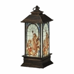 Roman LED Lighted Holy Family Lantern - 5 Inch