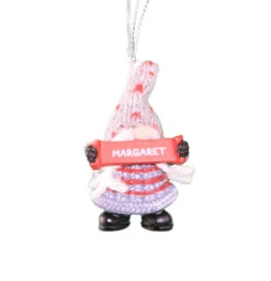 Personalized Gnome Ornament (Letters J-P) - Margaret